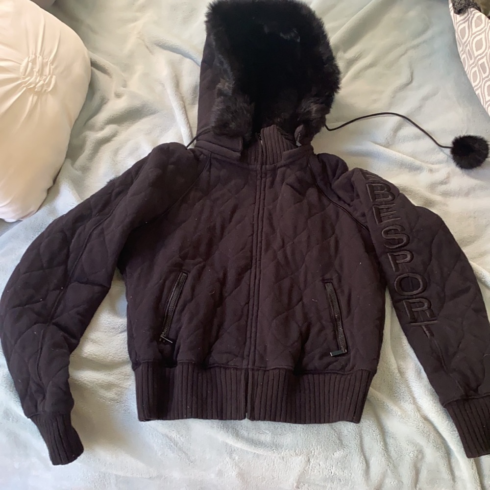 BEBE SPORT faux fur jacket